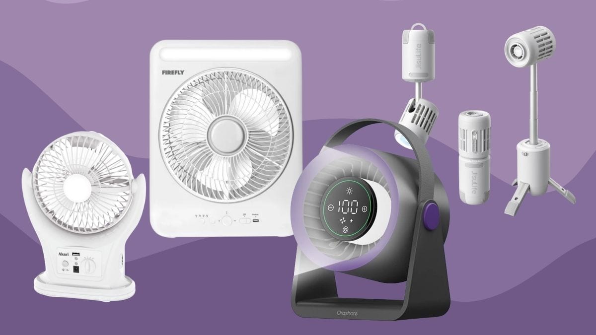 Rechargeable Cooling Fans for Blackouts